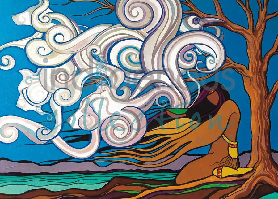 Smudge by the Lake by artist Pam Cailloux