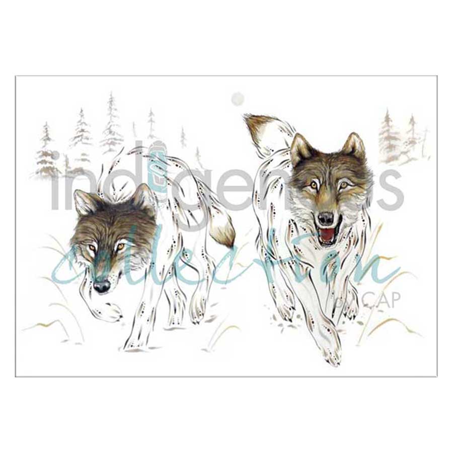 Wolf Pair Canvas Prints