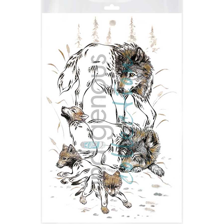 Bison by artist Ernest Cobiness - Ojibway. Indigenous Collection