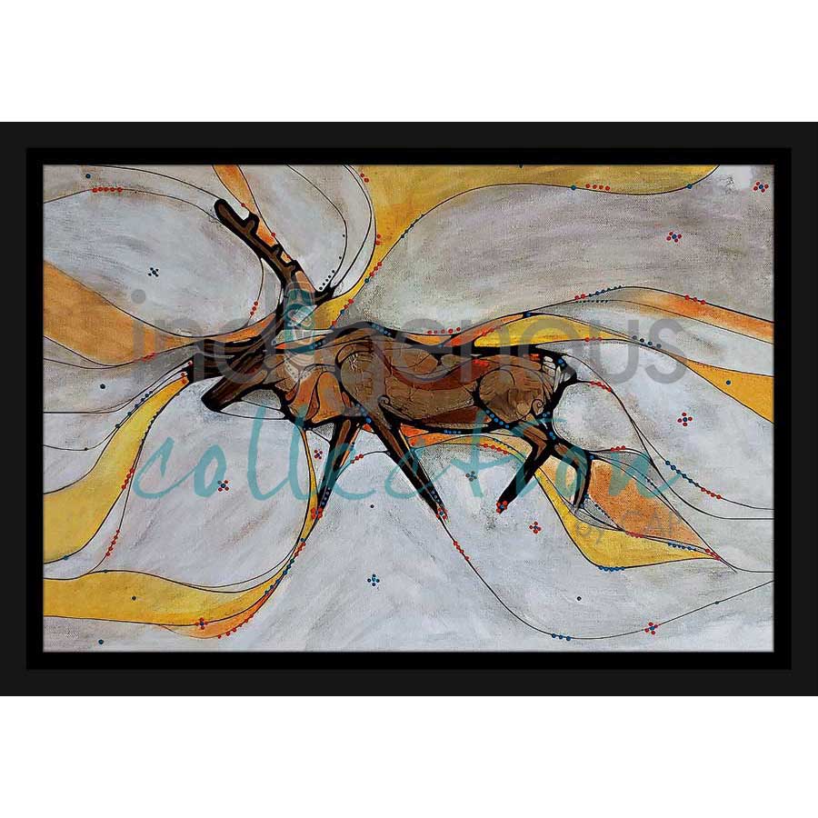 Moving On by artist Laird Goulet - Métis. Indigenous Collection