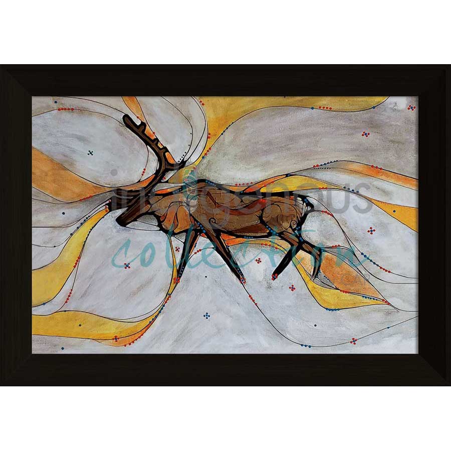 Moving On by artist Laird Goulet - Métis. Indigenous Collection