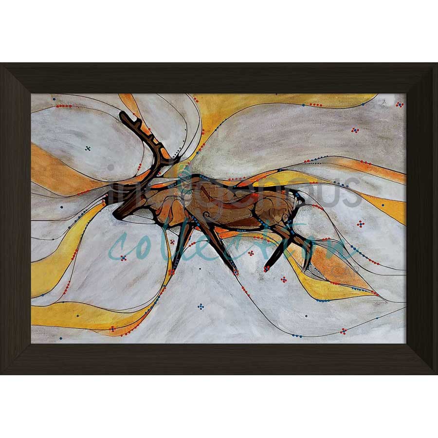 Moving On by artist Laird Goulet - Métis. Indigenous Collection