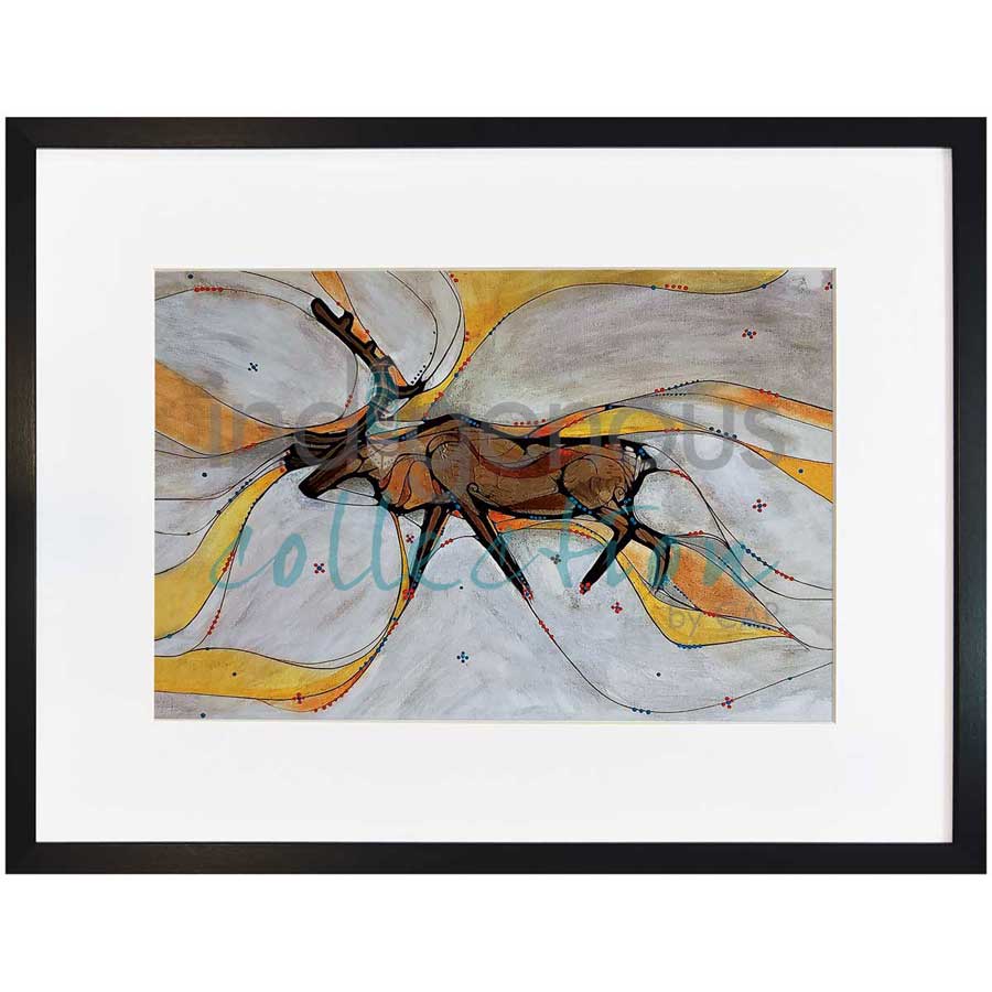 Moving On by artist Laird Goulet - Métis. Indigenous Collection