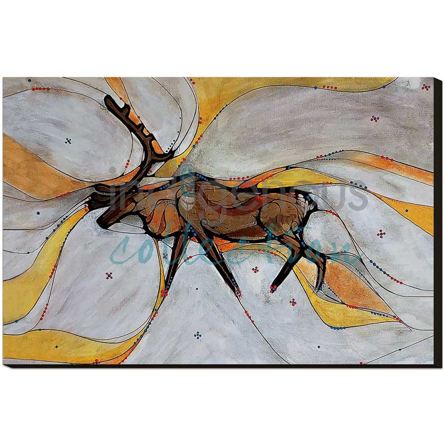 Moving On by artist Laird Goulet - Métis. Indigenous Collection