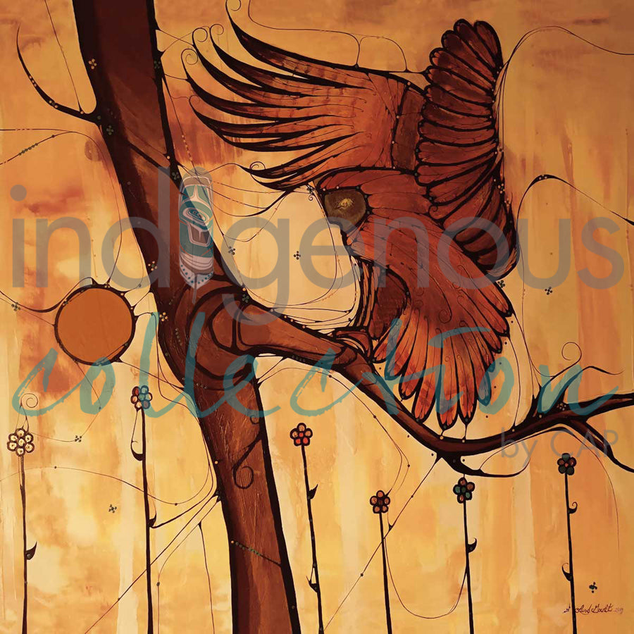 Listening to the Drum by artist Laird Goulet