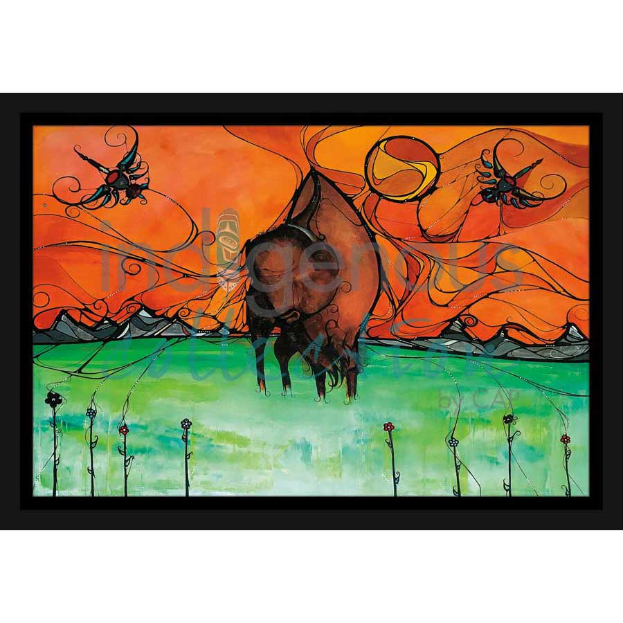 Strength to Move On by artist Laird Goulet - Métis. Indigenous Collection