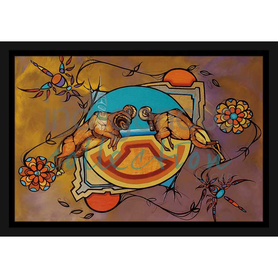 Ram by artist Laird Goulet - Métis. Indigenous Collection