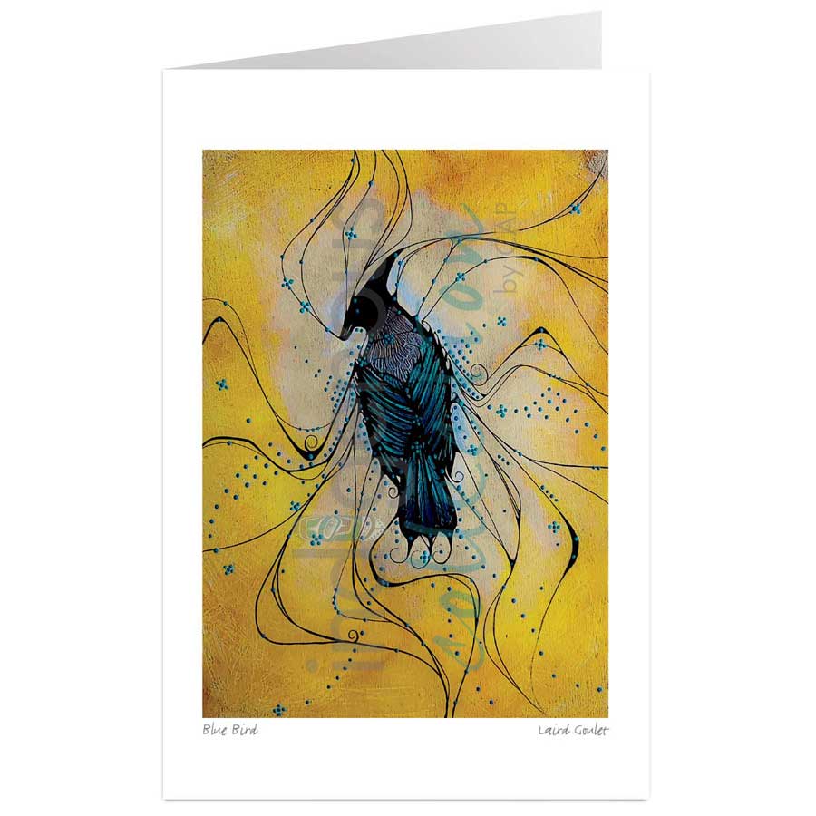 Blue Bird by artist Laird Goulet