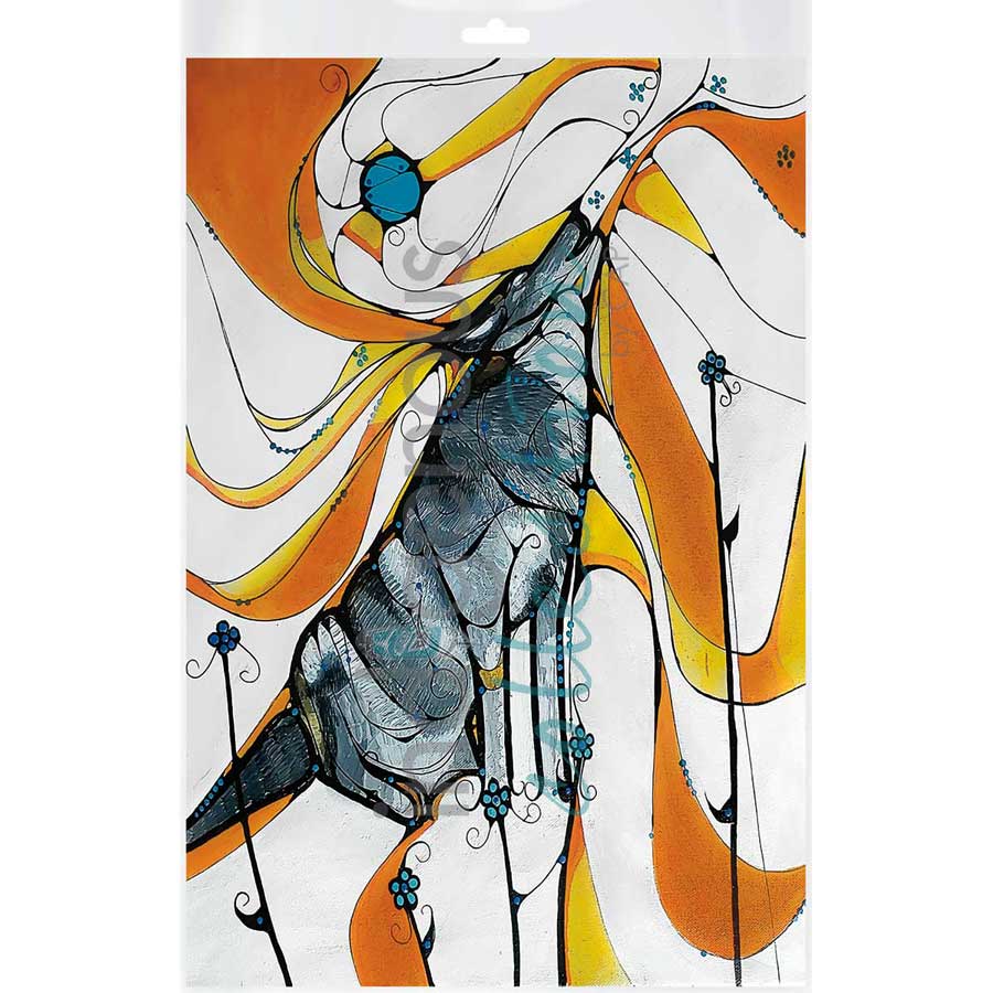 Moon Song by artist Laird Goulet - Métis. Indigenous Collection