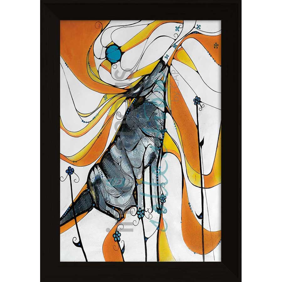 Moon Song by artist Laird Goulet - Métis. Indigenous Collection