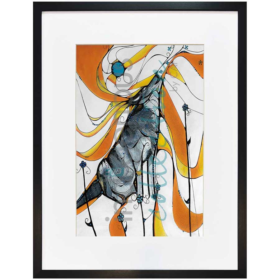 Moon Song by artist Laird Goulet - Métis. Indigenous Collection