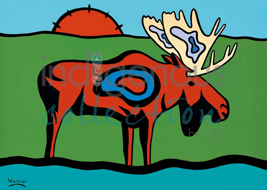 Moose Spirit by artist Lorne Julien