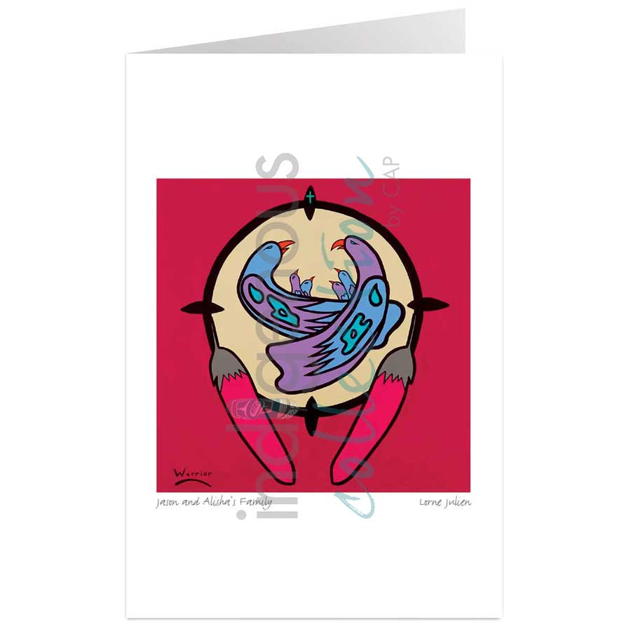 Jason and Alisha's Family by artist Lorne Julien