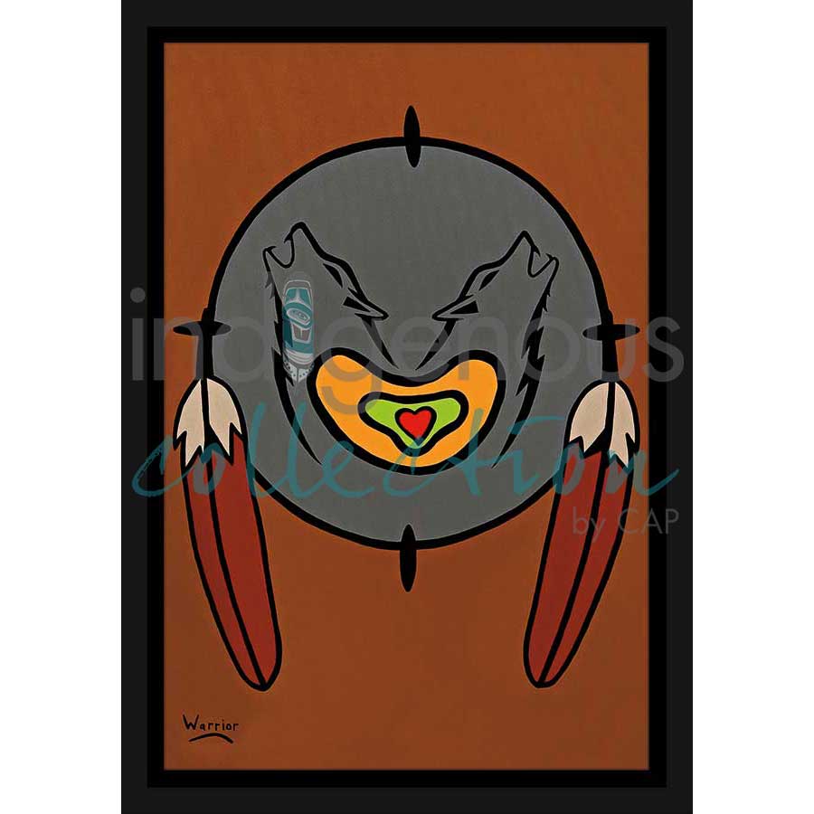 Angry or Gentle by artist Lorne Julien - Mi'kmaq. Indigenous Collection