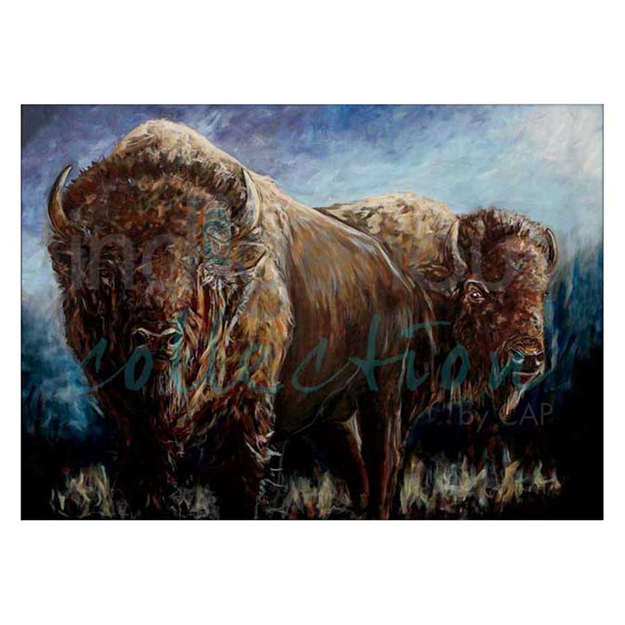 Western Thunder Canvas Prints