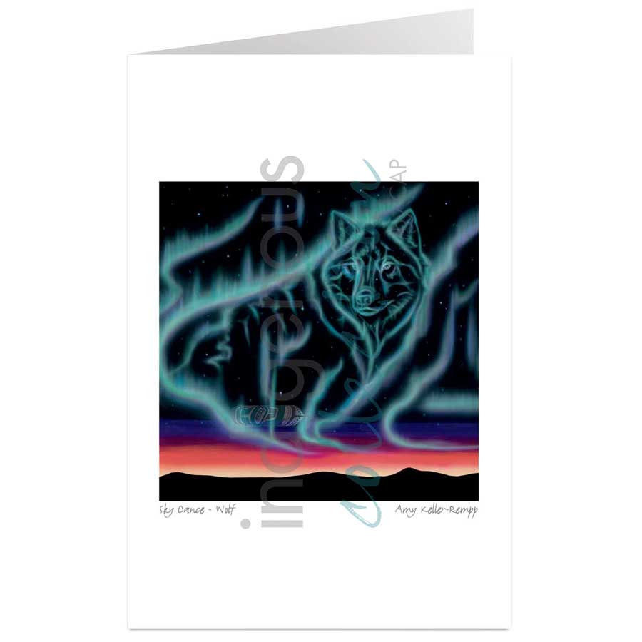 Sky Dance - Wolf by artist Amy Keller-Rempp