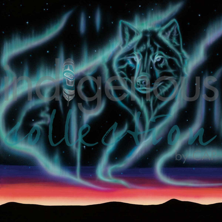 Sky Dance - Wolf by artist Amy Keller-Rempp