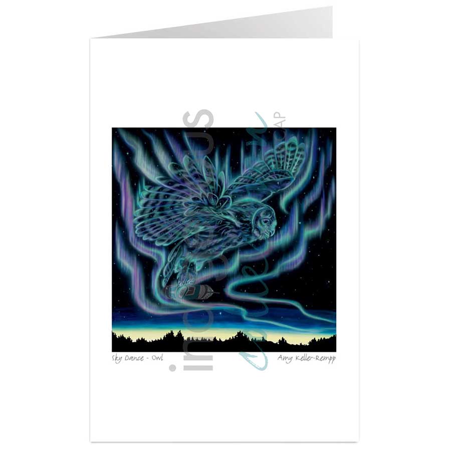 Sky Dance - Owl by artist Amy Keller-Rempp