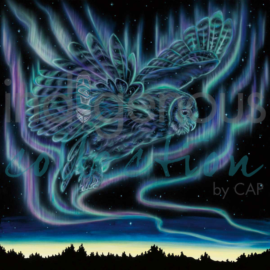 Sky Dance - Owl by artist Amy Keller-Rempp