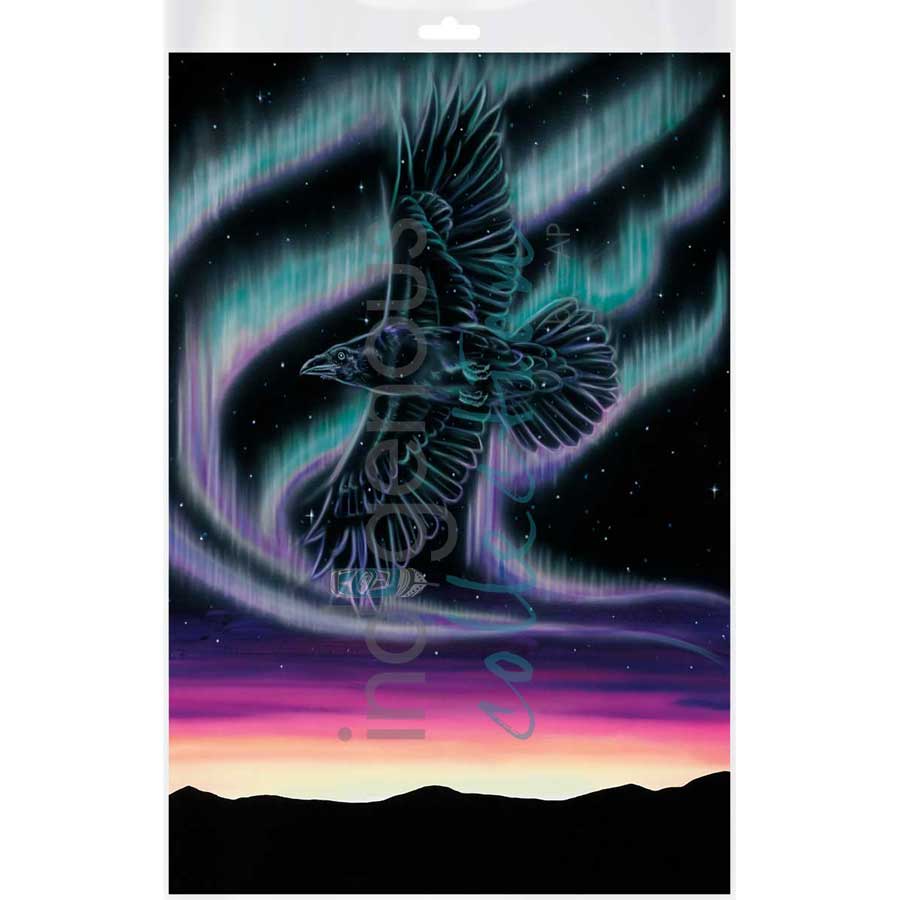 Sky Dance - Raven by artist Amy Keller-Rempp - Mohawk. Indigenous Collection
