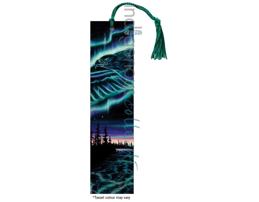 Sky Dance - Eagle Over the Sky Bookmark by artist Amy Keller-Rempp