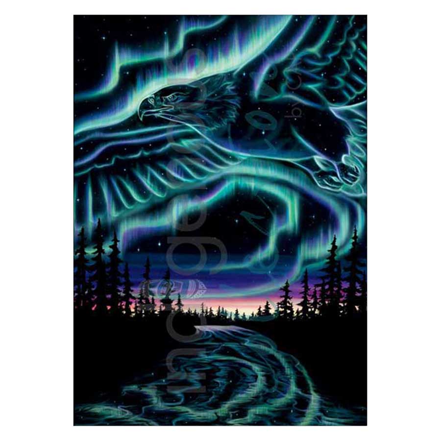 Sky Dance - Eagle Over the Sky Canvas Prints