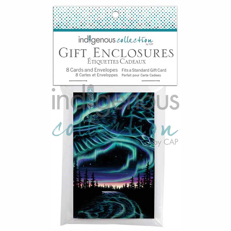 Sky Dance - Eagle Over the Sky Gift Enclosure Cards by artist Amy Keller-Rempp