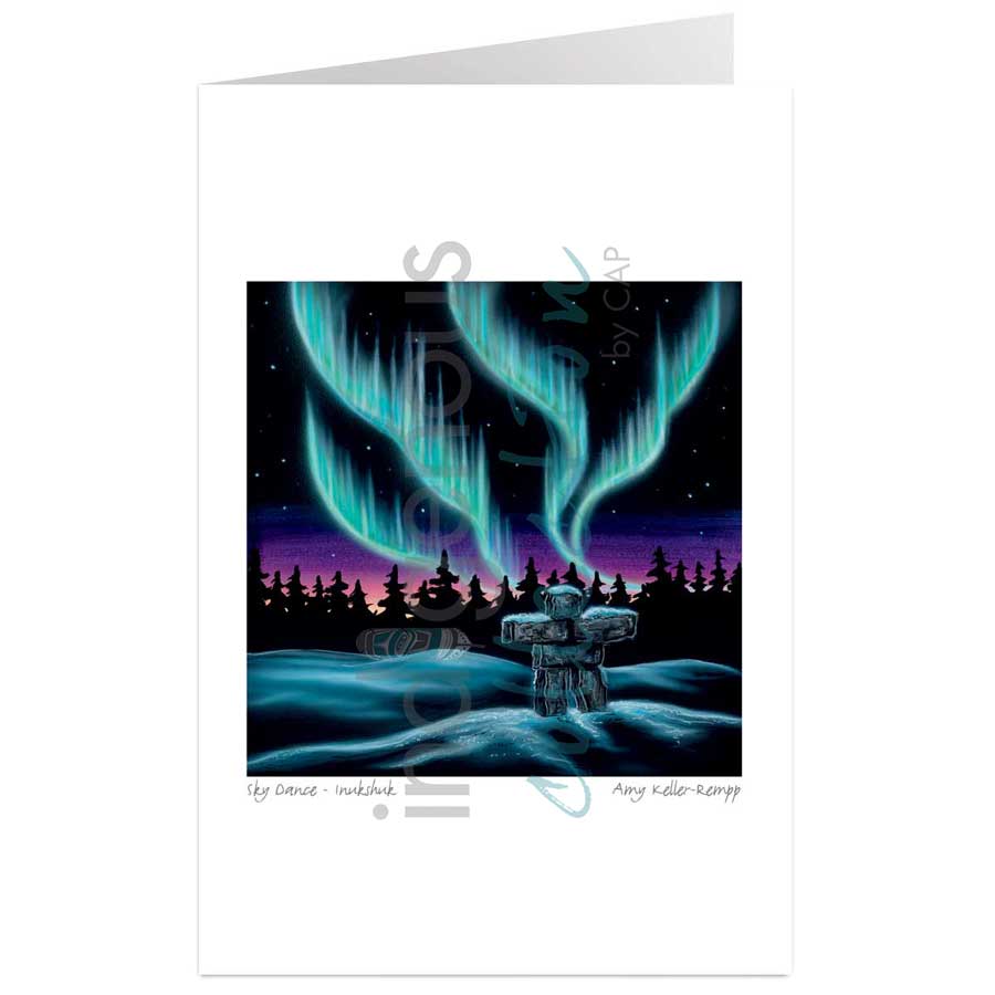 Sky Dance - Inukshuk by artist Amy Keller-Rempp