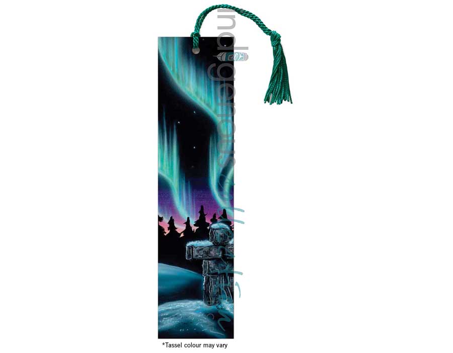 Sky Dance - Inukshuk Bookmark by artist Amy Keller-Rempp