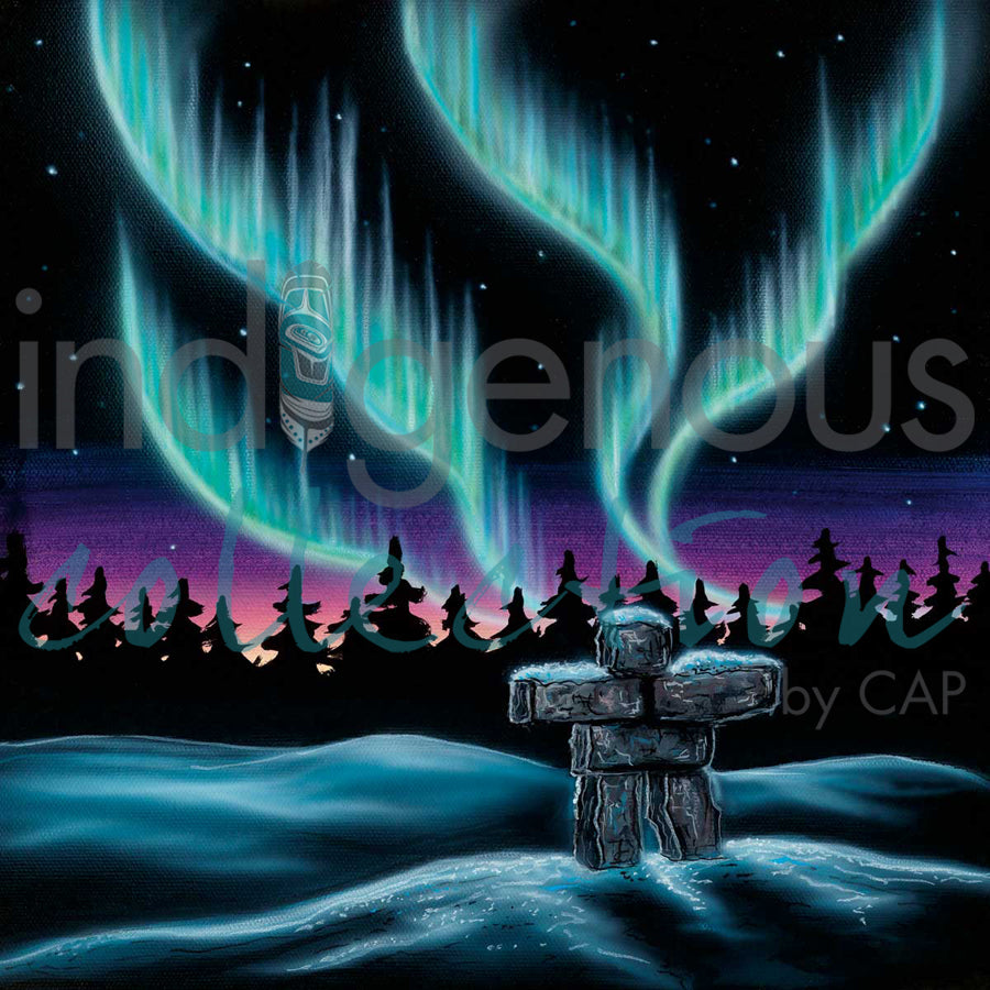 Sky Dance - Inukshuk by artist Amy Keller-Rempp