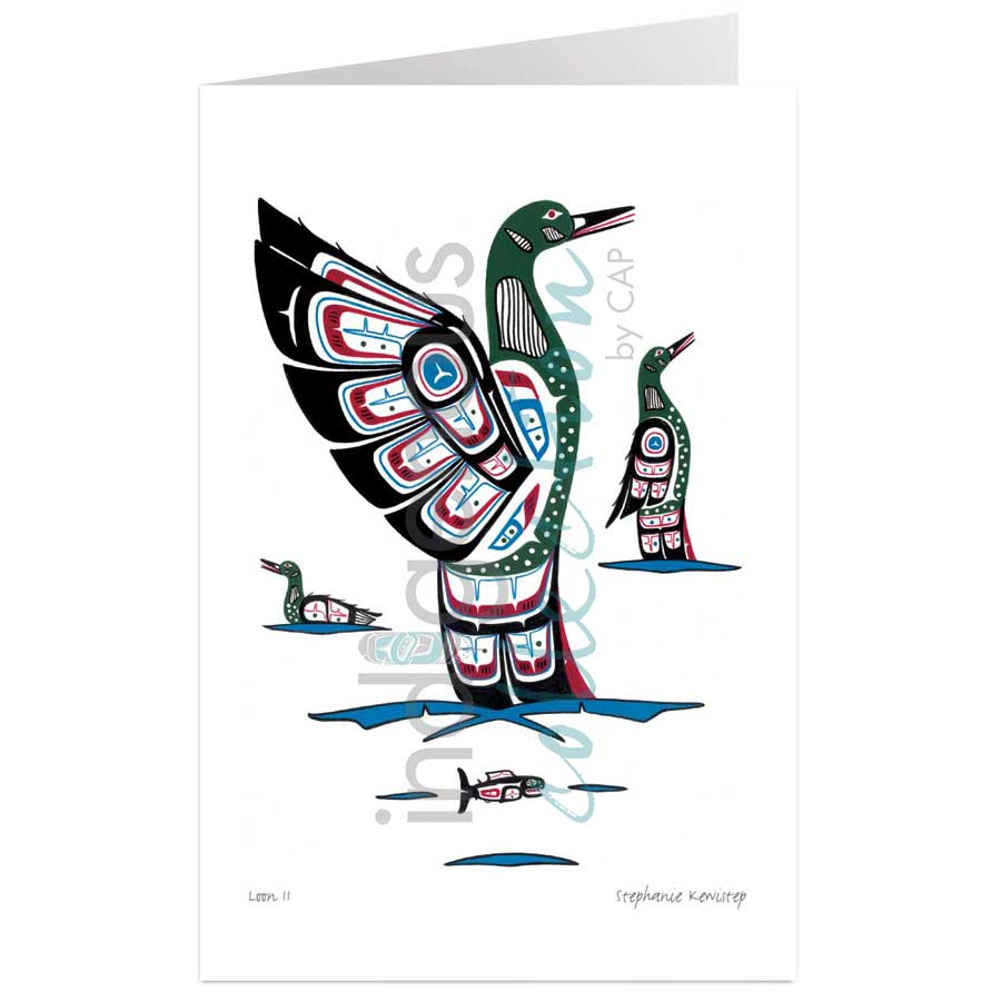 Loon II by artist Stephanie Kewistep