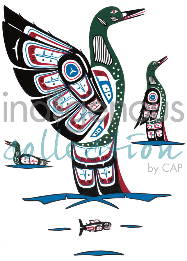 Loon II by artist Stephanie Kewistep