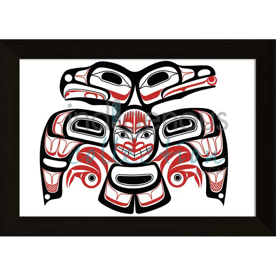 Lovebirds by artist David Boxley - Tsimishian. Indigenous Collection