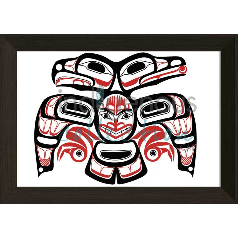 Lovebirds by artist David Boxley - Tsimishian. Indigenous Collection