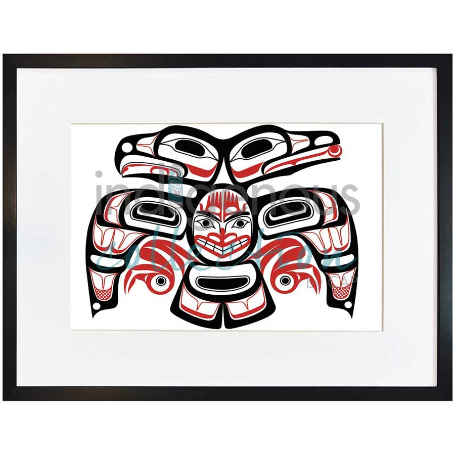 Lovebirds by artist David Boxley - Tsimishian. Indigenous Collection