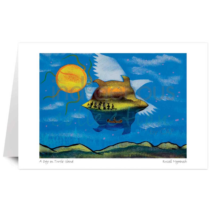 A Day on Turtle Island by artist Russell Noganosh
