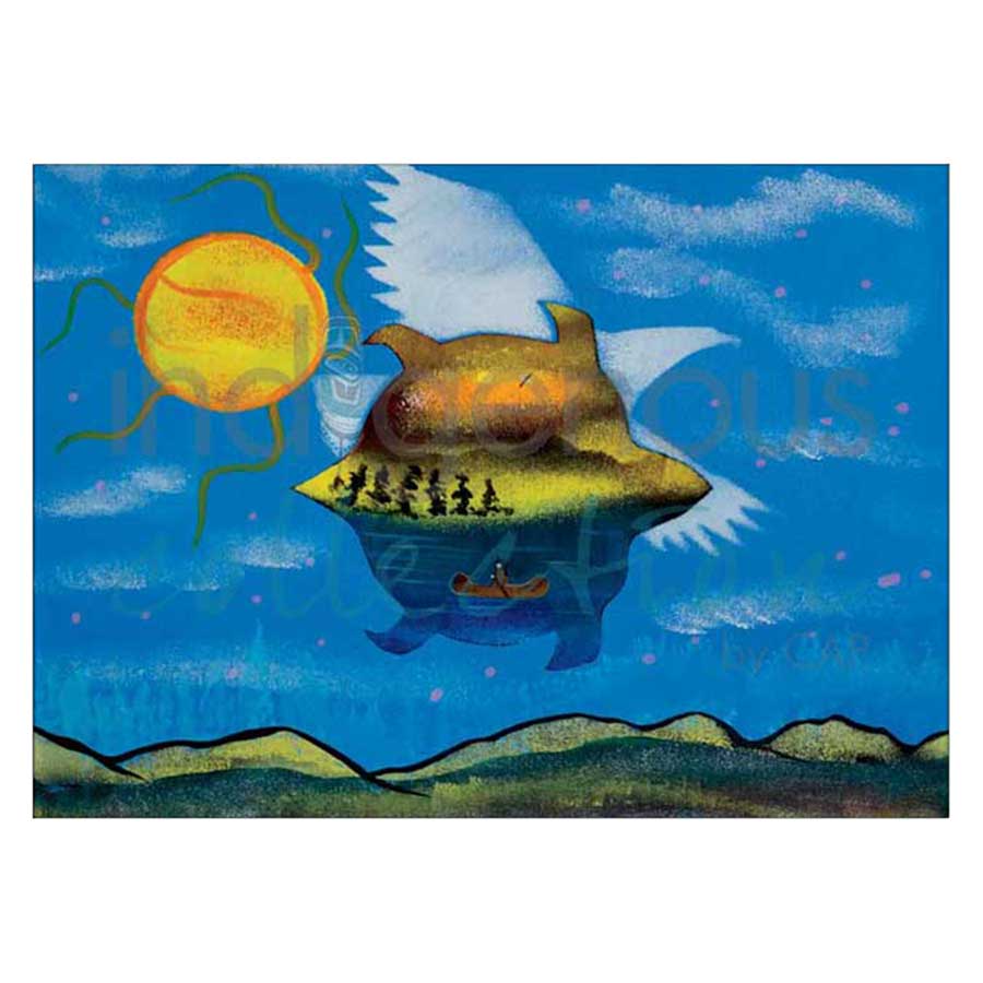 A Day on Turtle Island Canvas Prints