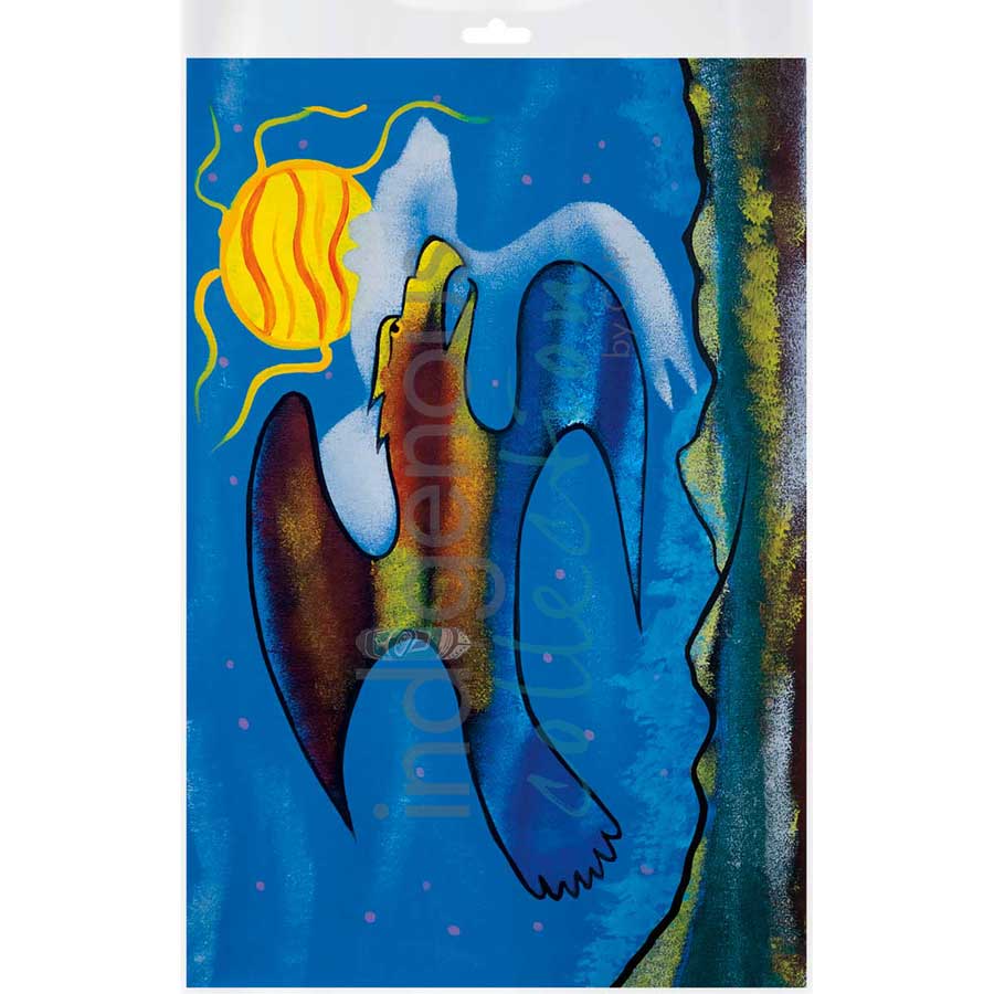 A Day out with Bear Spirit by artist Russell Noganosh - Algonquin/Ojibway. Indigenous Collection