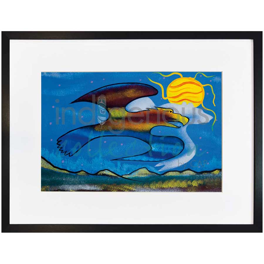 A Day out with Bear Spirit by artist Russell Noganosh - Algonquin/Ojibway. Indigenous Collection