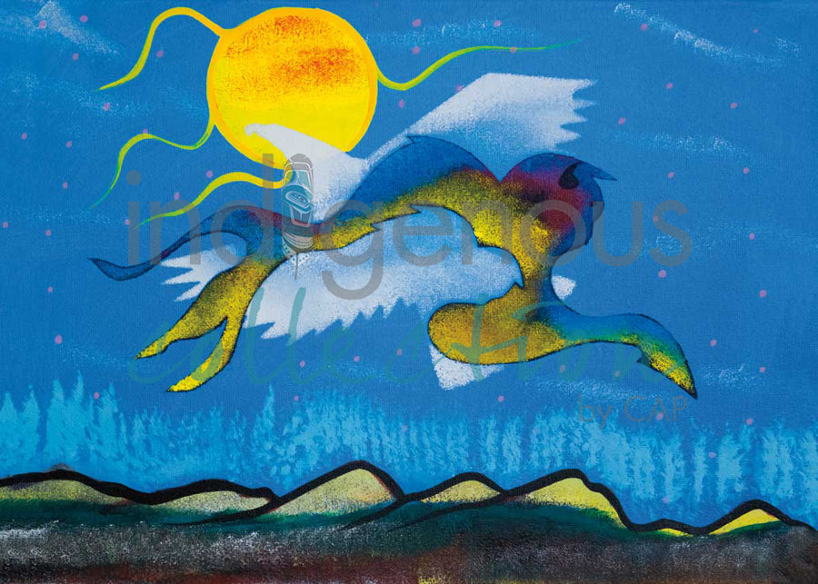 Buffalo Spirits by artist Russell Noganosh