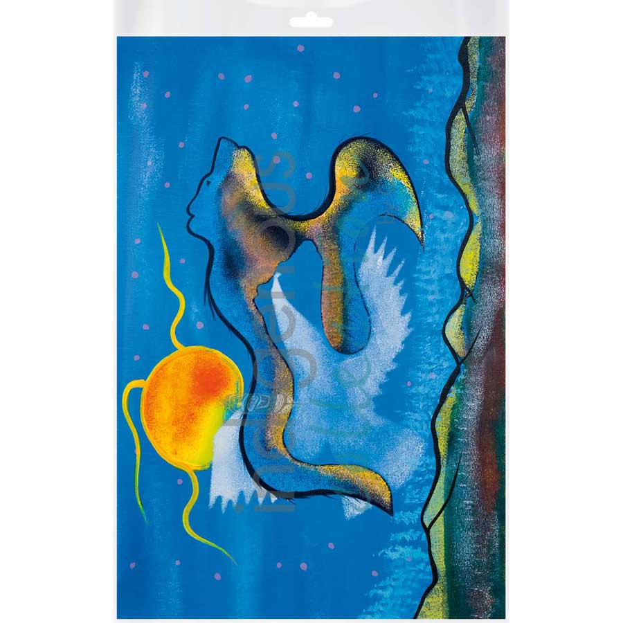 Meet My Friends by artist Russell Noganosh - Algonquin/Ojibway. Indigenous Collection