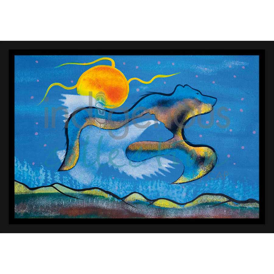 Meet My Friends by artist Russell Noganosh - Algonquin/Ojibway. Indigenous Collection