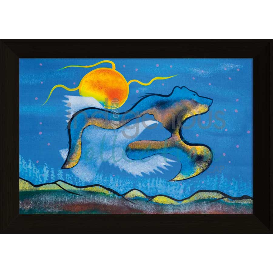 Meet My Friends by artist Russell Noganosh - Algonquin/Ojibway. Indigenous Collection