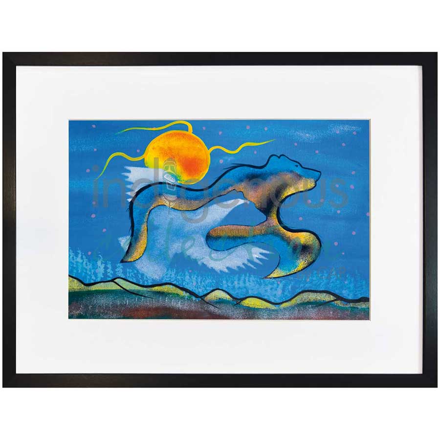 Meet My Friends by artist Russell Noganosh - Algonquin/Ojibway. Indigenous Collection