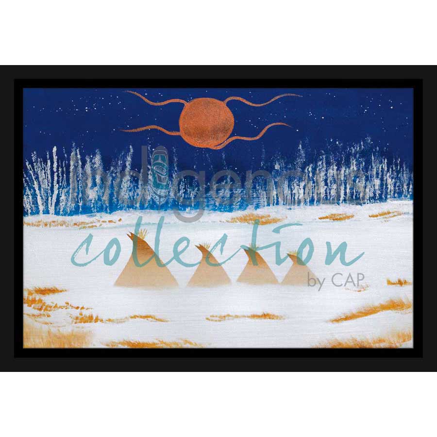 The Northern Blanket by artist Russell Noganosh - Algonquin/Ojibway. Indigenous Collection