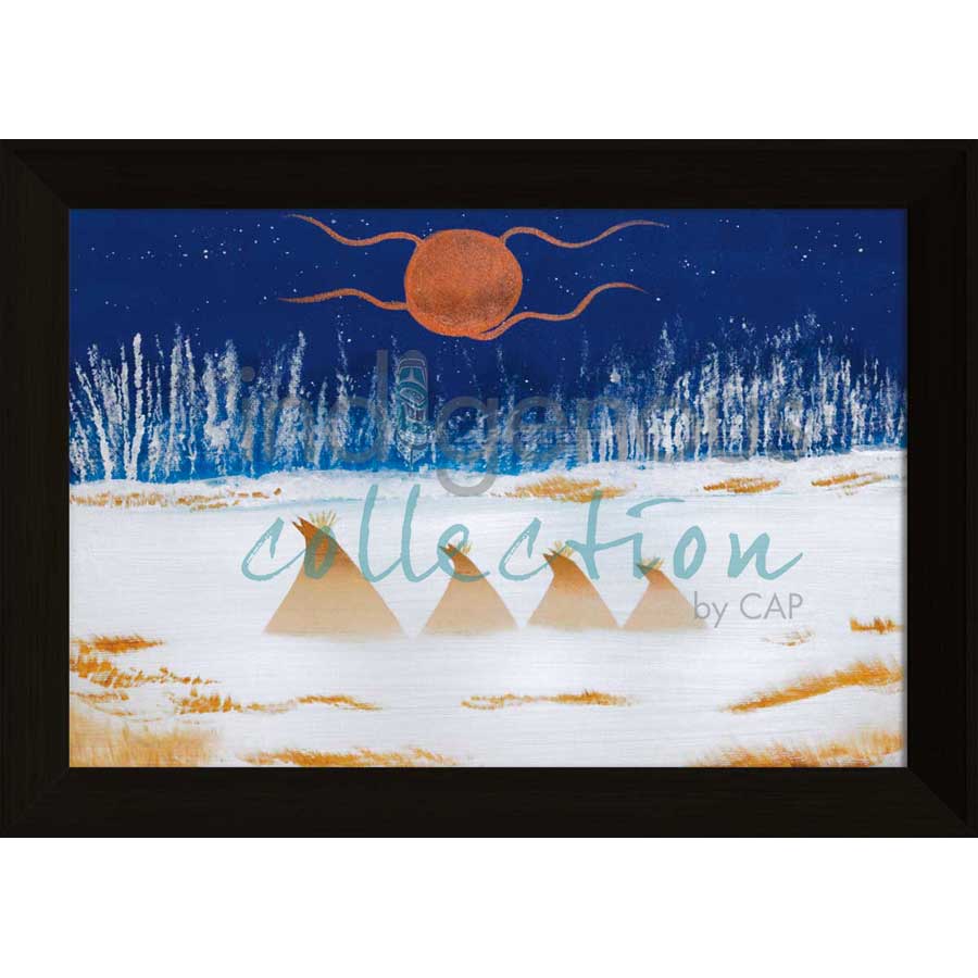 The Northern Blanket by artist Russell Noganosh - Algonquin/Ojibway. Indigenous Collection