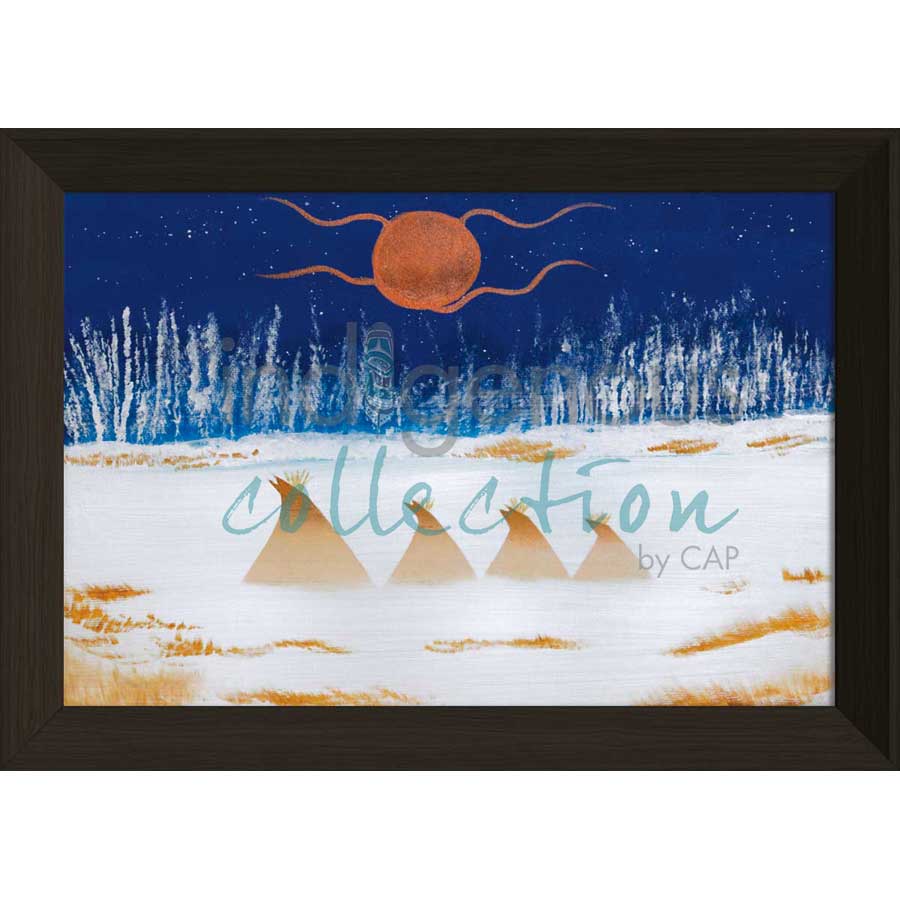 The Northern Blanket by artist Russell Noganosh - Algonquin/Ojibway. Indigenous Collection
