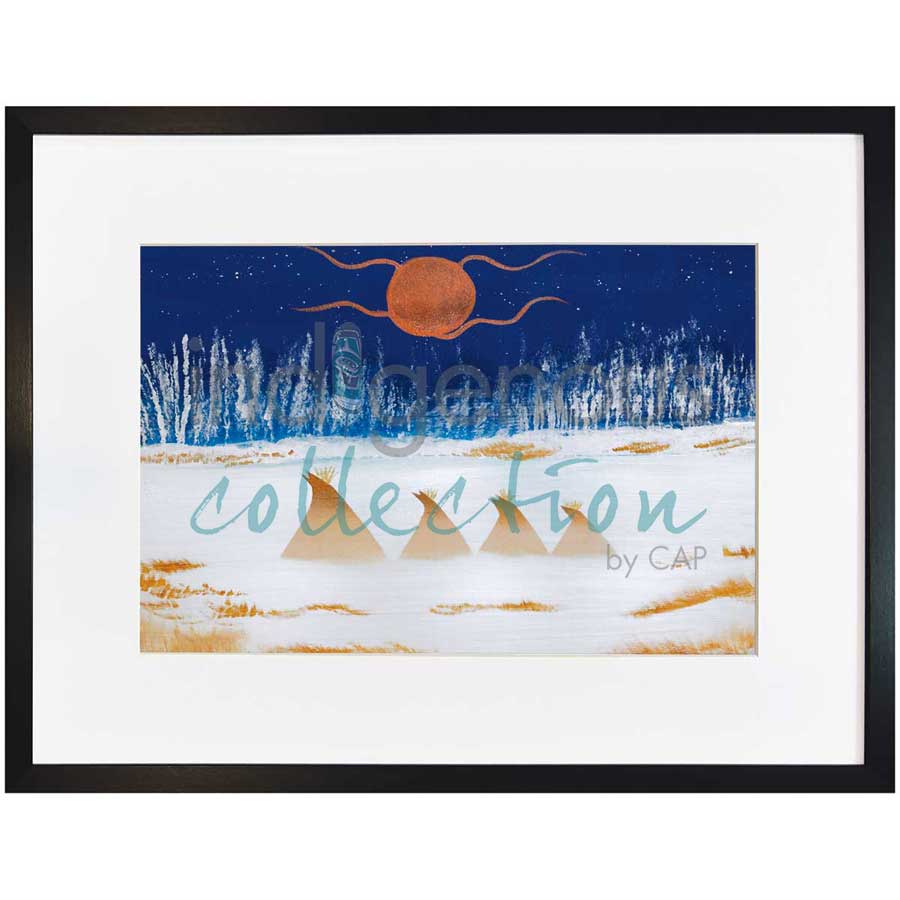 The Northern Blanket by artist Russell Noganosh - Algonquin/Ojibway. Indigenous Collection