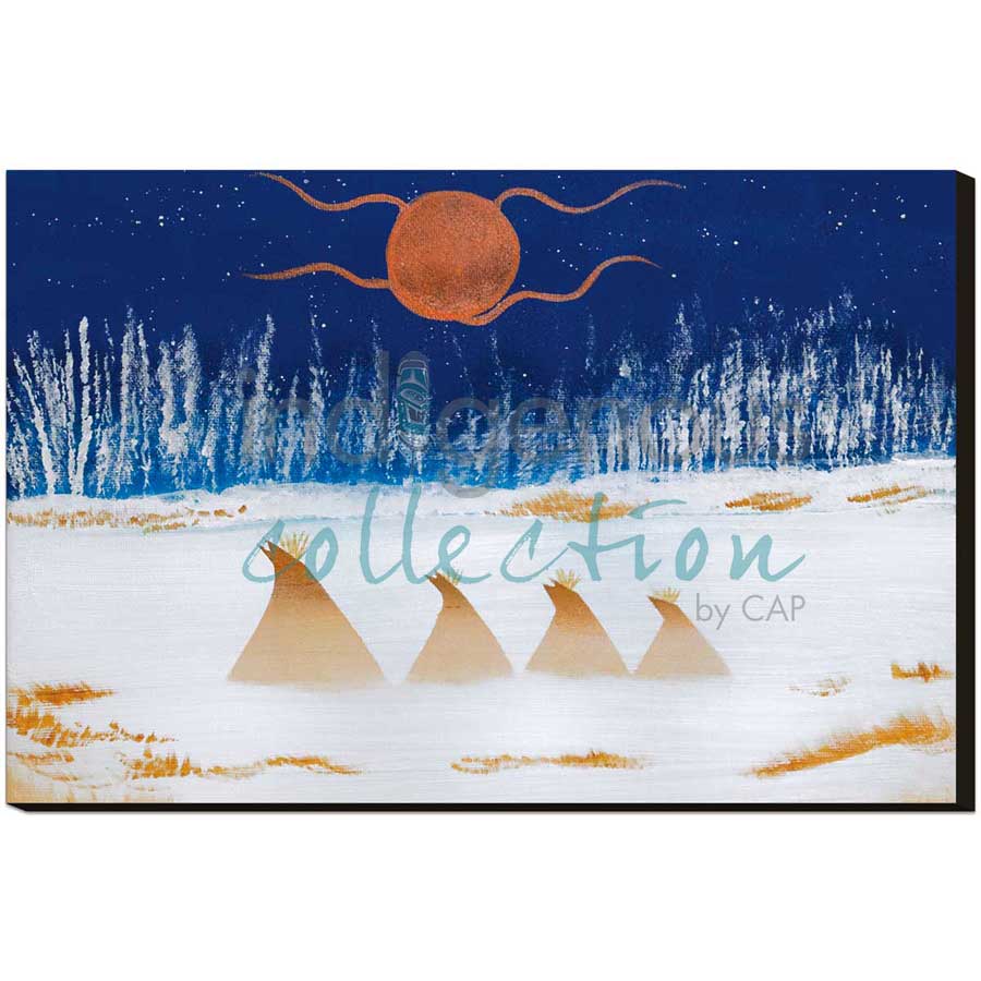 The Northern Blanket by artist Russell Noganosh - Algonquin/Ojibway. Indigenous Collection