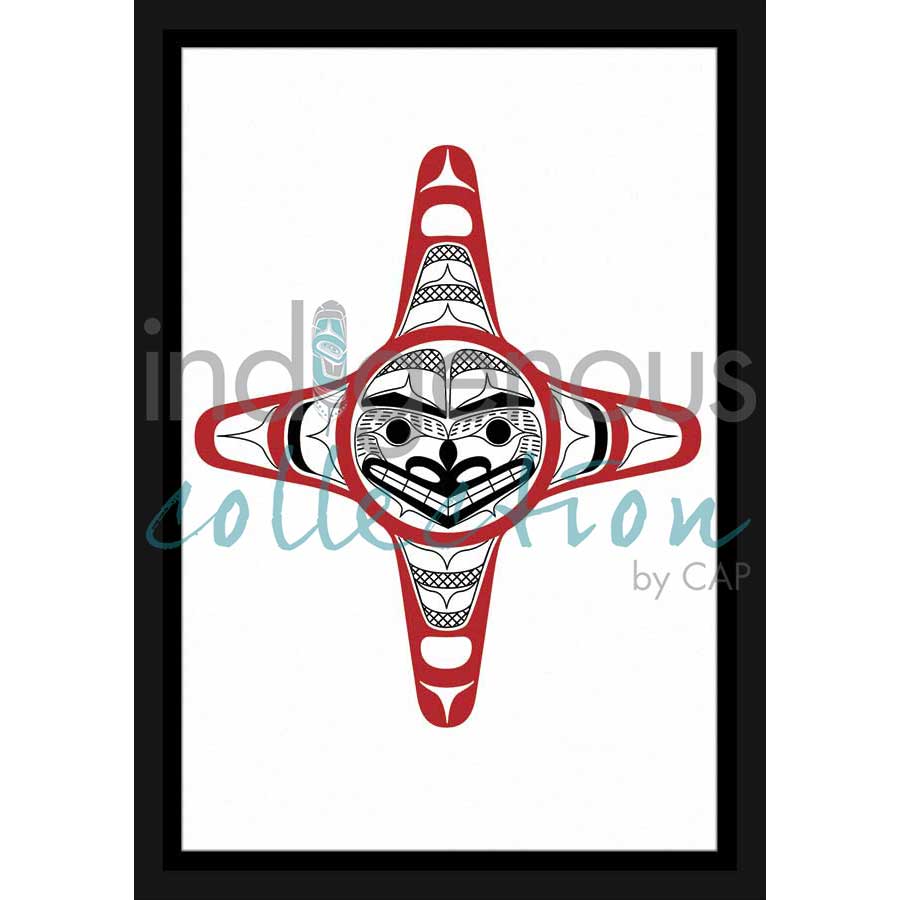 Sun by artist David Boxley - Tsimishian. Indigenous Collection